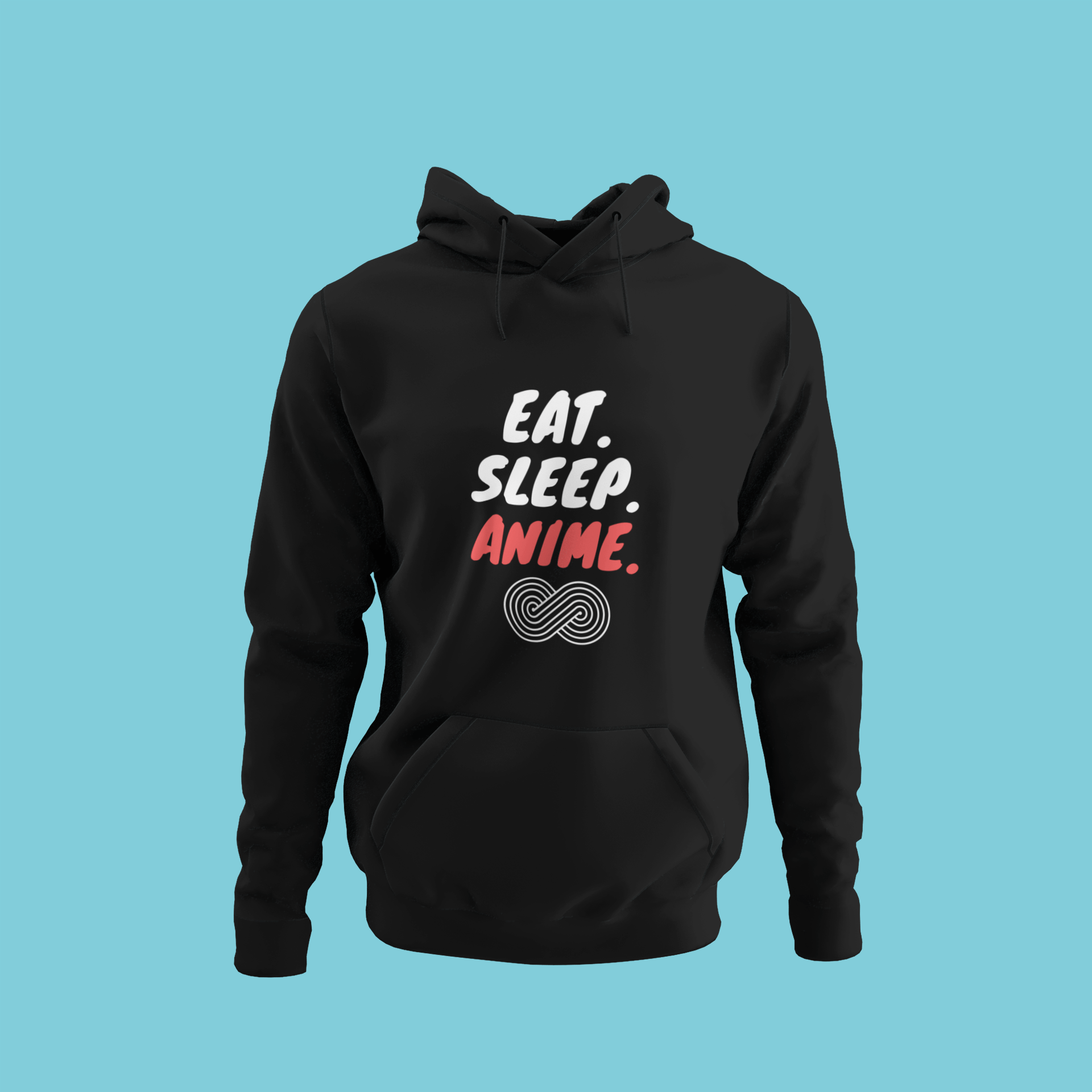 Eat. Sleep. Anime. - Heavy Blend Hooded Sweatshirt